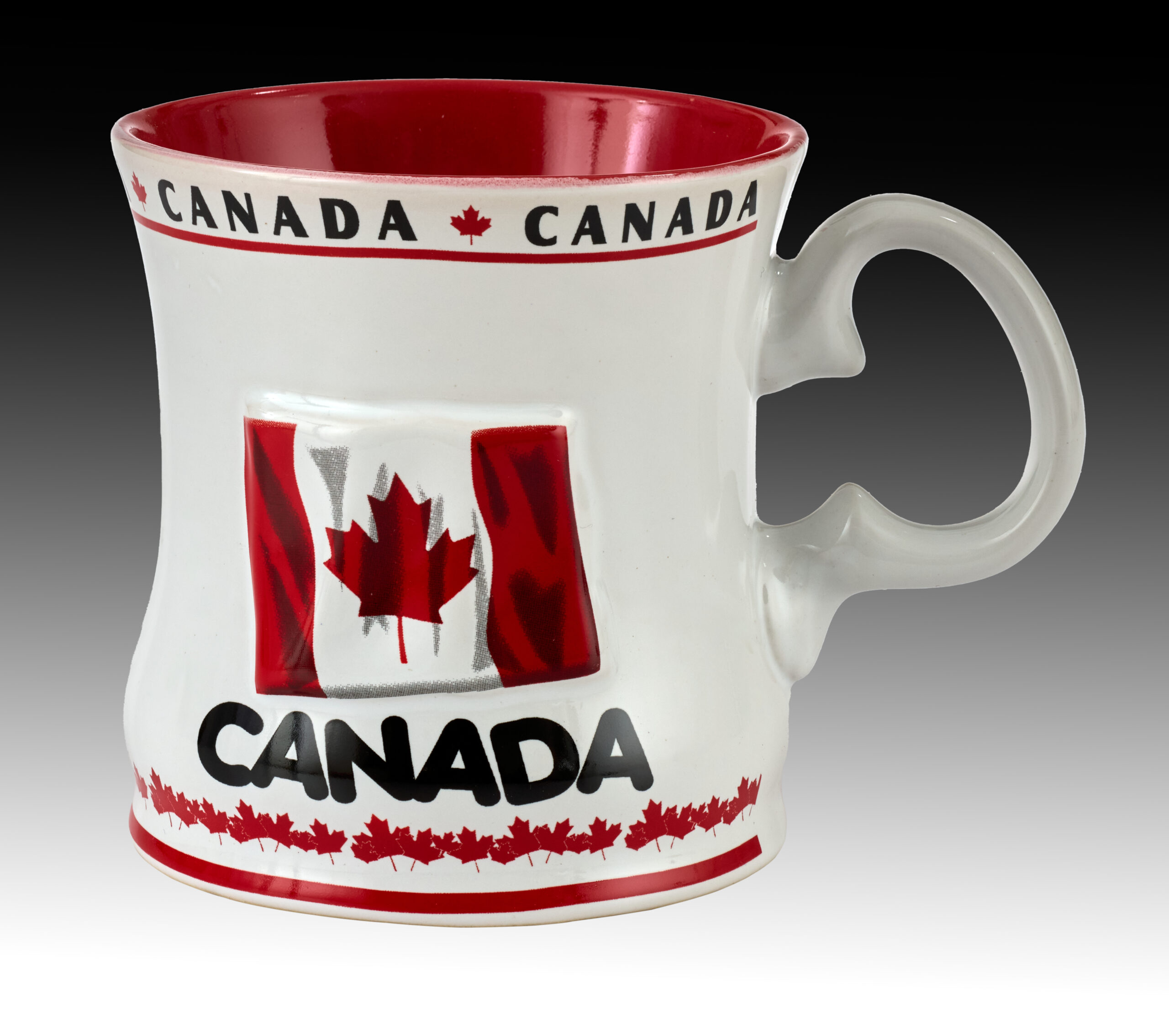 I ❤️ Canada Ceramic Mug – 3-in-1 Design | Maple Leaf Flag, Heart Logo & Canada Landmarks | 14oz Souvenir Coffee Cup with Gift Box | Perfect Canadian Gift & Canada Day Collectible - Image 2