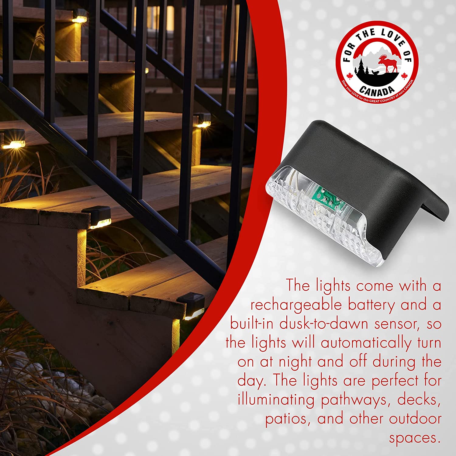 Solar Patio LED Lights. - For The Love Of Canada