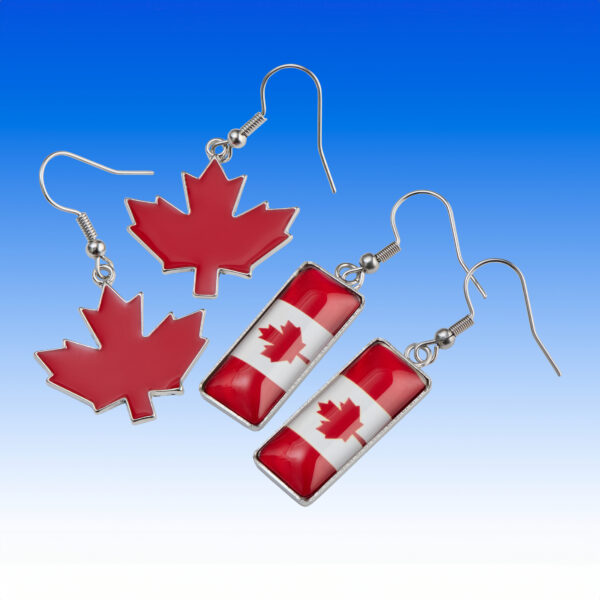 Canada earrings  (Receive Both Sets)