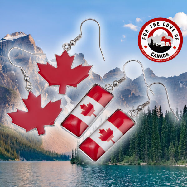 Canada earrings  (Receive Both Sets) - Image 2