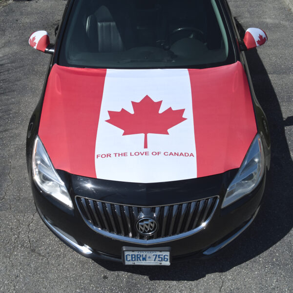 For the Love of Canada 3 Piece Car Hood Cover Set. - Image 8