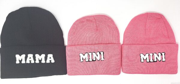 Mama - Papa - Mini Beanie Hats Receive all 3 Hats - Image 6