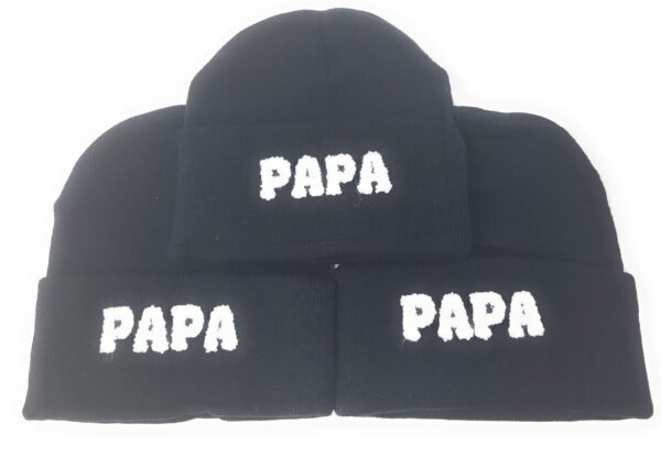 Mama - Papa - Mini Beanie Hats Receive all 3 Hats - Image 3
