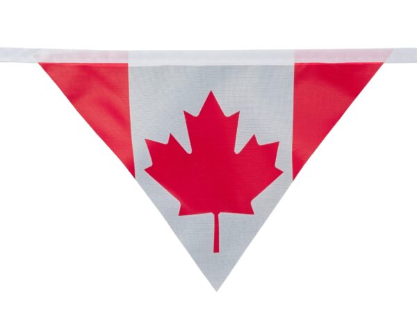 Canada Flag Banner-Bunting Canadian flag with 50 Feet with 25 Banners - Image 3