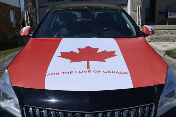 For the Love of Canada 3 Piece Car Hood Cover Set. - Image 7